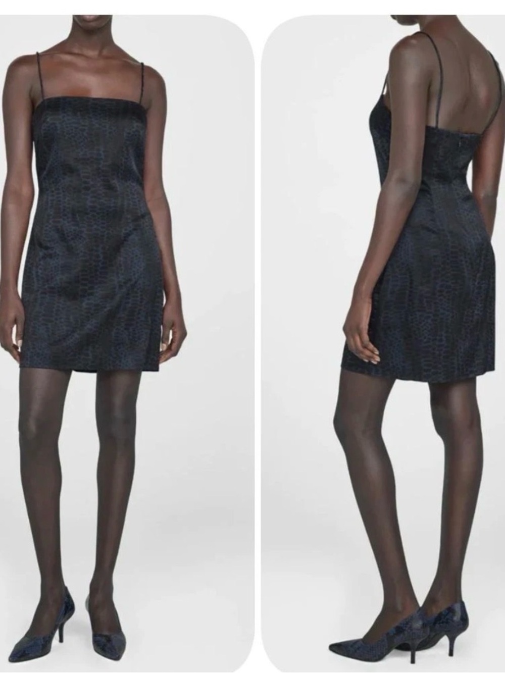 Annie Bing Valentine mini silk slip dress